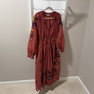 Ulla Johnson embroidered bohemian maxi dress